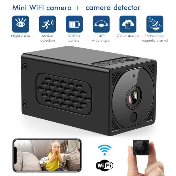 

wifi wireless mini surveillance camera micro mobile phone remote monitoring hd ip secret nanny cam cameras