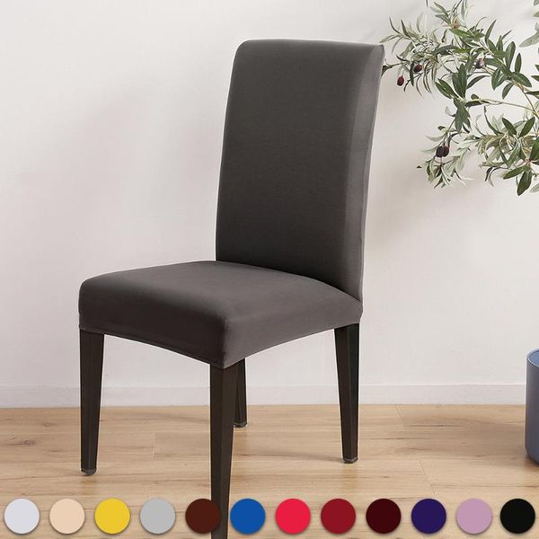 

seat case chair cover home party el banquet wedding decor room solid stretch dining restaurant slipcover d30 covers
