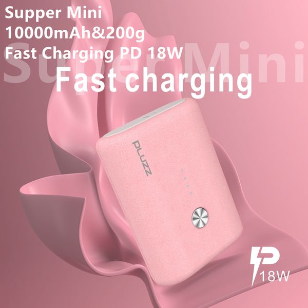 Power Bank 10000 mAh Tragbares Ladegerät USB Typ C PD 3.0 18 W Schnellladung Powerbank Externer Akku für iPhone 12 Pro Max Xiaomi Huawei Samsung Mobiltelefone