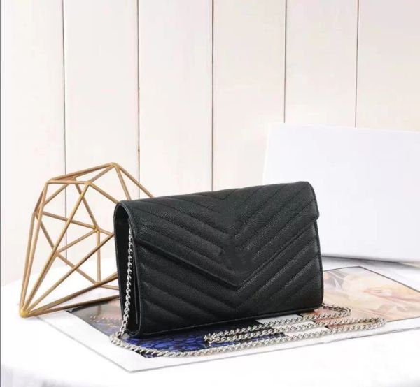 

fashion handbags women luxury designers genuine leather bag chain purse fashion clutch lady shoulder bags cowhide handbag purses woman messe