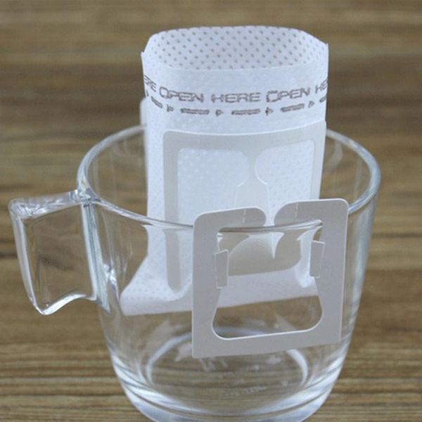 

coffee filters 50pcs disposable drip cup filter bags hanging and tea tools