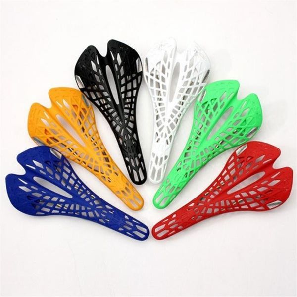 

bike saddles 6 color cycling part super light plastic bicycle saddle mountain mtb absorption seat cushion