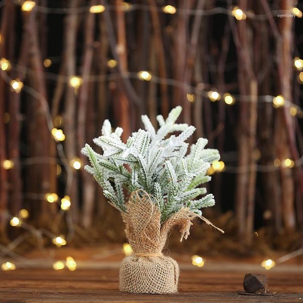 

christmas decorations linen pe small tree bar counter table ornament decoration cute realistic shape strong stereo effect fashionable1