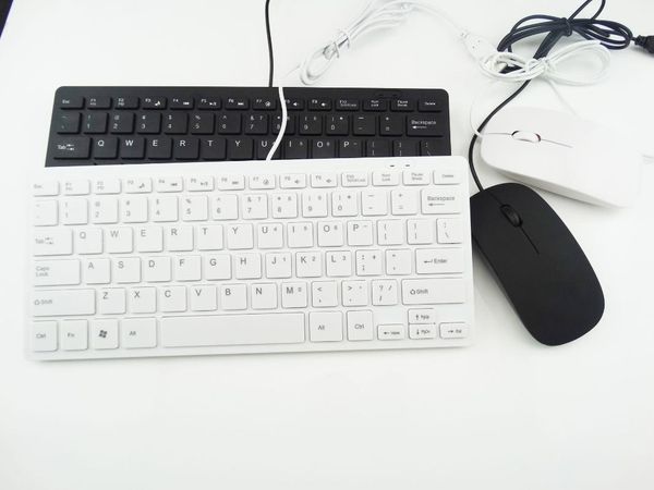 

keyboard mouse combos wired set mini slim combo for pc laptop
