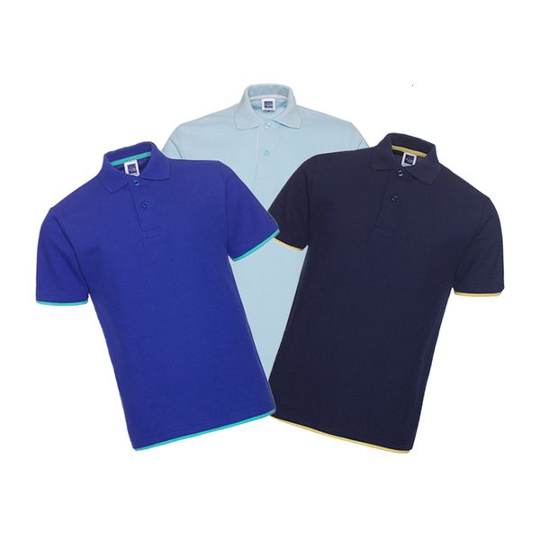 

men's polos shirts men solid summer cotton short sleeve shirt brand slim fit casual sports gawd, White;black