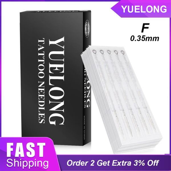 

tattoo needles 50pcs 5f 7f 9f 11f 13f 15f size disposable assorted sterile 0.35mm flat machine