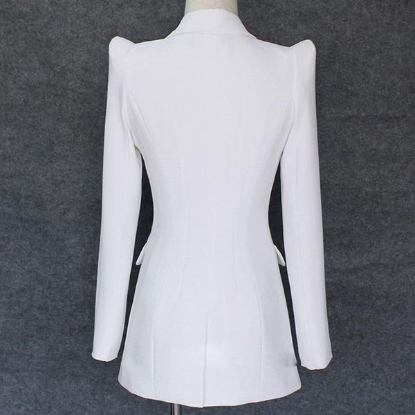 

women's suits & blazers 2021 stylish designer blazer women's shrug shoulder single button white jacket, White;black
