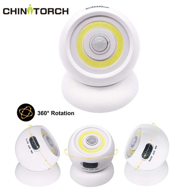 

night lights motion sensor light wireless battery powered wall lamp usb rechargeable outdoor indoor door torch security