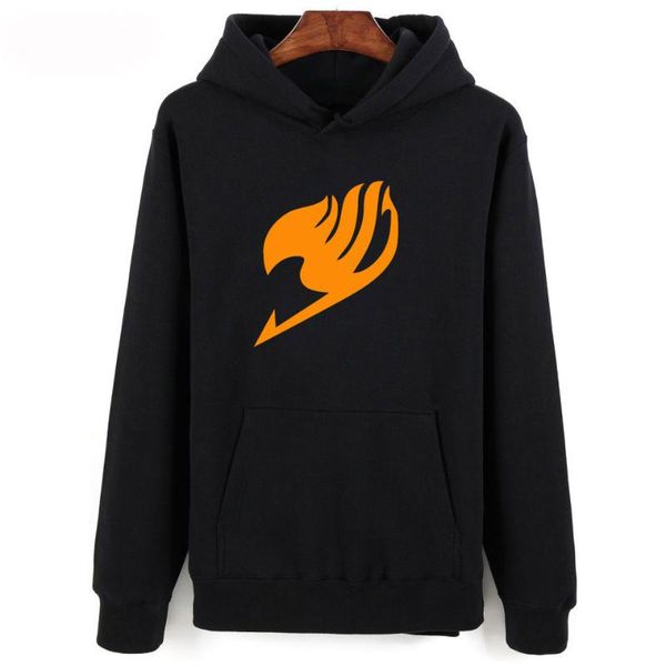 

men's hoodies & sweatshirts fairy tail sweatshirt men / women autumn winter brand 2d print kids clothing oversized, Black