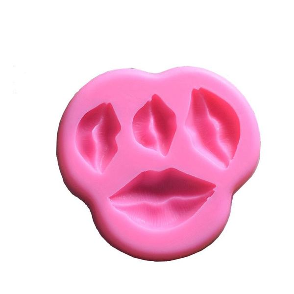 

baking & pastry tools lip shape chocolate mold silicone biscuits mould diy handmade kitchen making sweet wholesale