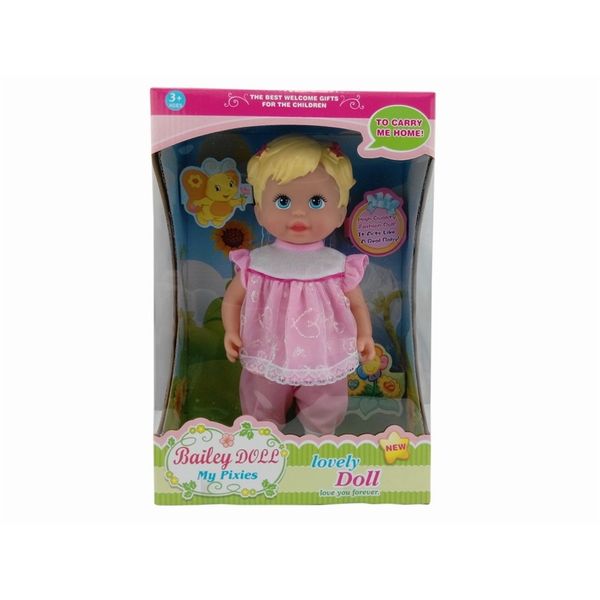 

11.5 inch enamel cute pajamas doll baby toy gift box for children