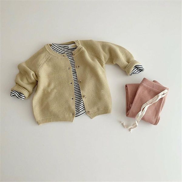 

jackets yg 2021 autumn 1-3 year old baby sweater girl's t-shirt boy's casual cardigan, Blue;gray