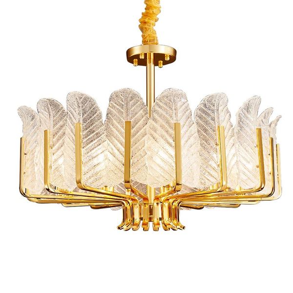 

chandeliers led modern flower glass hanging round golden iron chandelier light fixture lamp lustre suspension luminaire kitchen dinning room