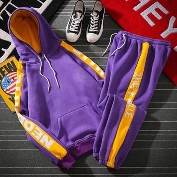 

men's tracksuits 2021 casual men hoodies set sportswear tracksuit mens sports suits sweatsuit jogging homme hoodie clothes sweat, Gray