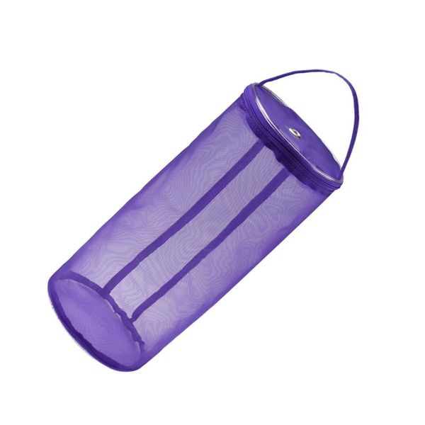 

woolen yarn storage bag mesh diy knitting crochet hook (purple) bags