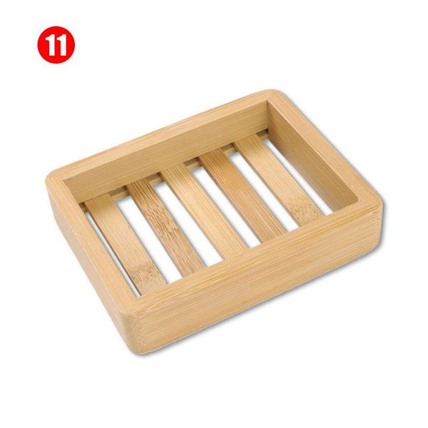 

soap dishes wooden bamboo tray holder rack plate box container portable for home bathroom prt3