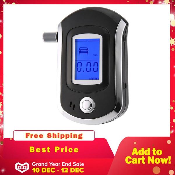 

professional digital breathalyzer portable home quick response detector high accuracy plastic parking alcohol tester lcd dispaly alcoholism