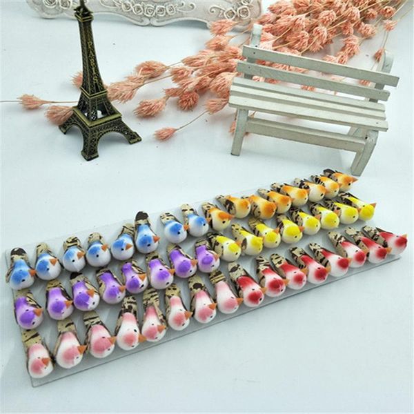 

forest creative diy handmade accessories wedding decoration hair ornament cute bird pigeon bag24pcs decorative flowers & wreaths