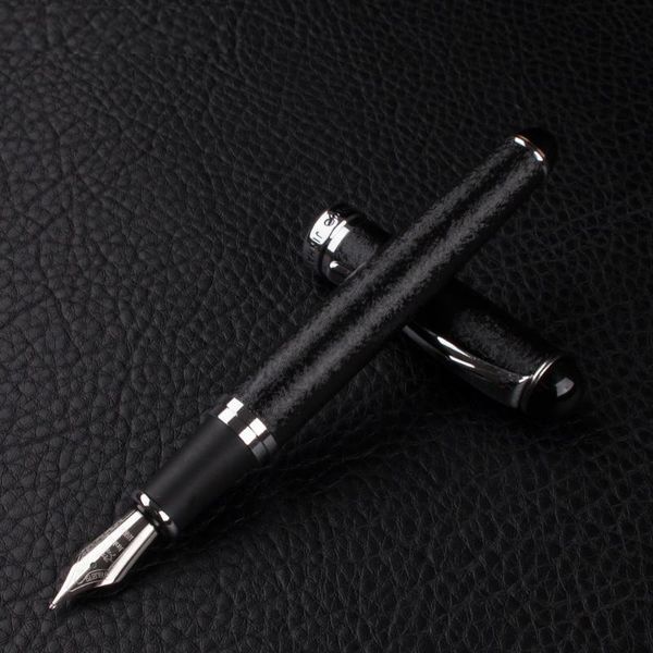 

fountain pens pen 0.7mm broad nib jinhao x750 matte black 18kgp luxury office blue grey silver purple 15 colors select 750