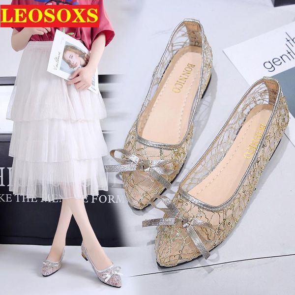 

sandals 2021 women elegant dress flat shoes bow hollow, Black