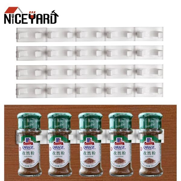 

kitchen storage & organization 2pcs 4pcs cabinet clip shelf racks spice rack gripper seasoning carrier bottle holder store home organizer