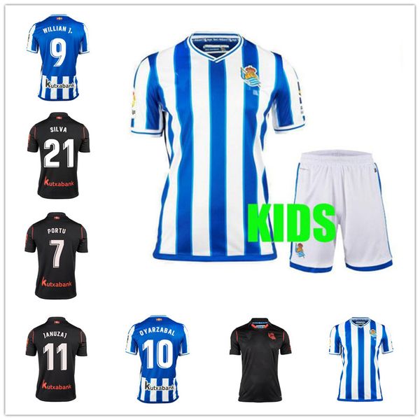 

Real Sociedad Copa del Rey 21/22 Fans Player version Soccer Jerseys sponsor DAVID SILVA OYARZABAL camiseta de futbol anniversary Hombres Niños men kids kit Shirts 20 21, Home