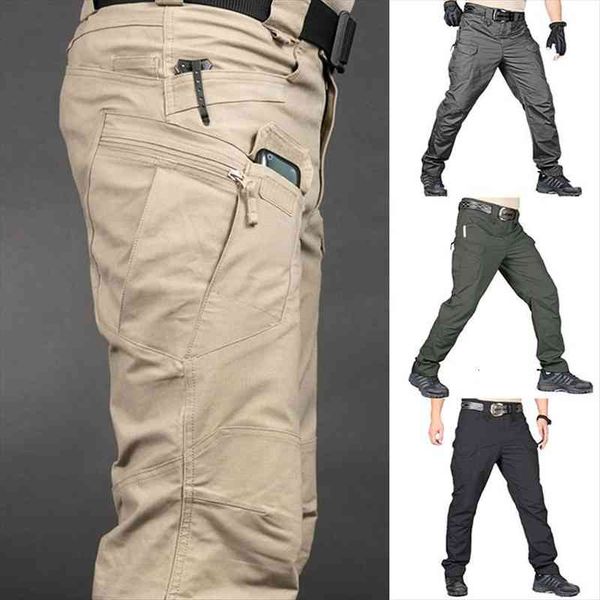 

tactical pants men casual cargo pants army military style waterproof training trousers male durable working plus size 6xl, Black