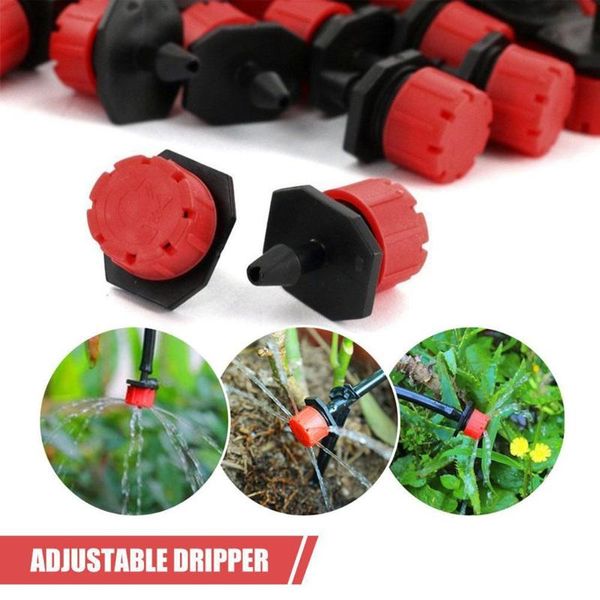 

watering equipments 1/4 inch hose sprinklers 8 spray hole micro dripper adjustable for agriculture