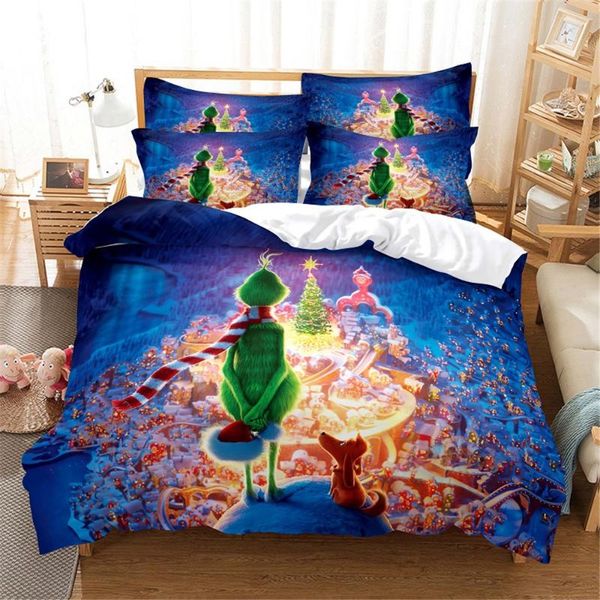 

bedding sets 3d christmas set  duvet cover bed cotton bedroom
