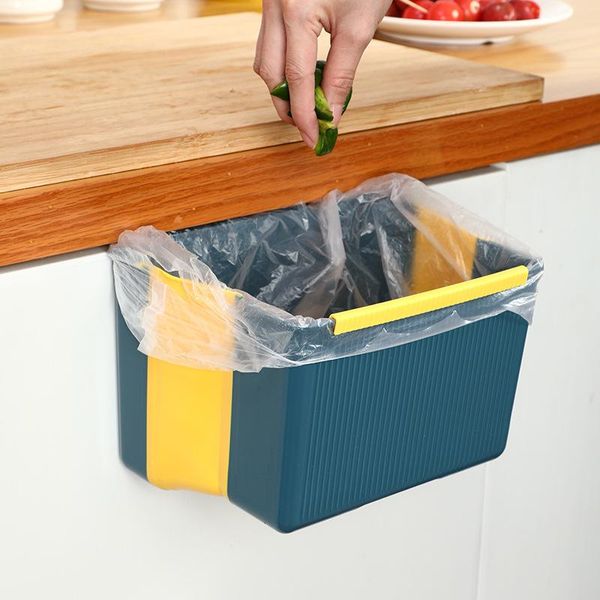 

waste bins vehicle mounted folding hanging square garbage can kitchen household wall