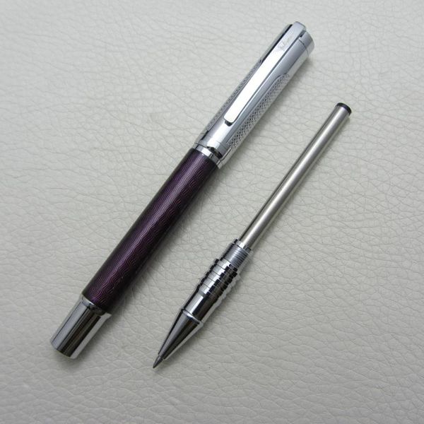 

fuliwen roller ball pen purple ripple heavy f9021 ballpoint pens, Blue;orange