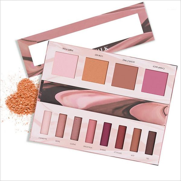 

color multi purpose eye shadow tray pink blush dual use pallete makeup beauty make up cosmetics shadows waterproof1
