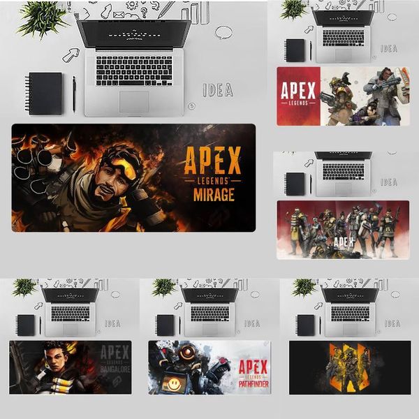 

mouse pads & wrist rests apex legends game comfort mat gaming mousepad desk table protect office work pad non-slip lapcushion