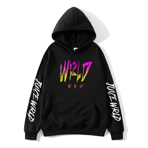 

men's hoodies & sweatshirts juice wrld casual pullover streetwear sweatshirt hombre harajuku print men women hoodie hoody, Black