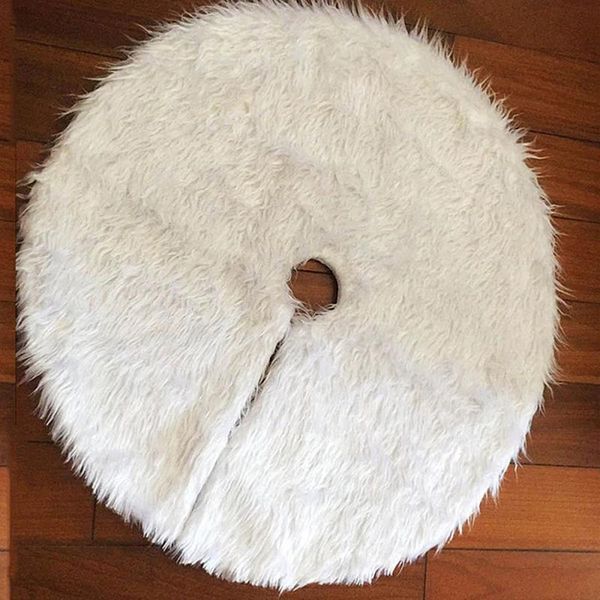 

christmas decorations snow plush tree skirt base floor mat cover xmas party decor holiday diy