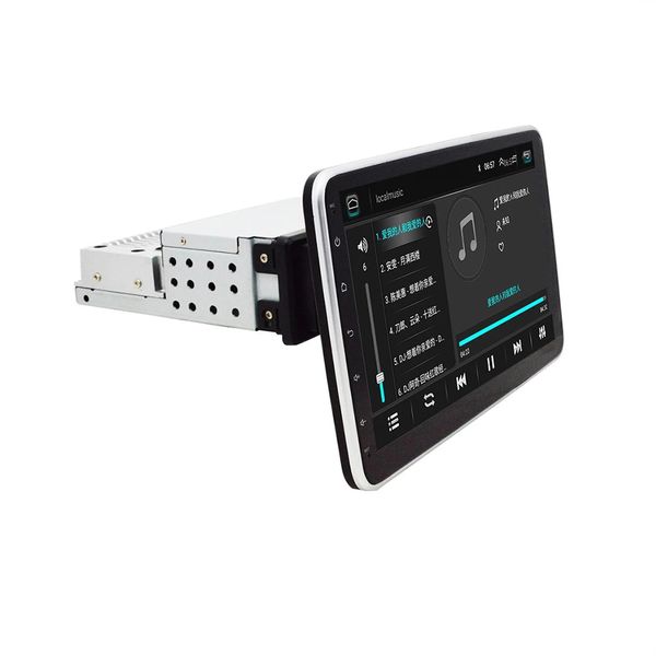 Universal 1 Din Car Video Multimedia Player 10 polegadas Touch Screen Autoradio Stereo GPS WiFi Auto Radio Android-Free Ship