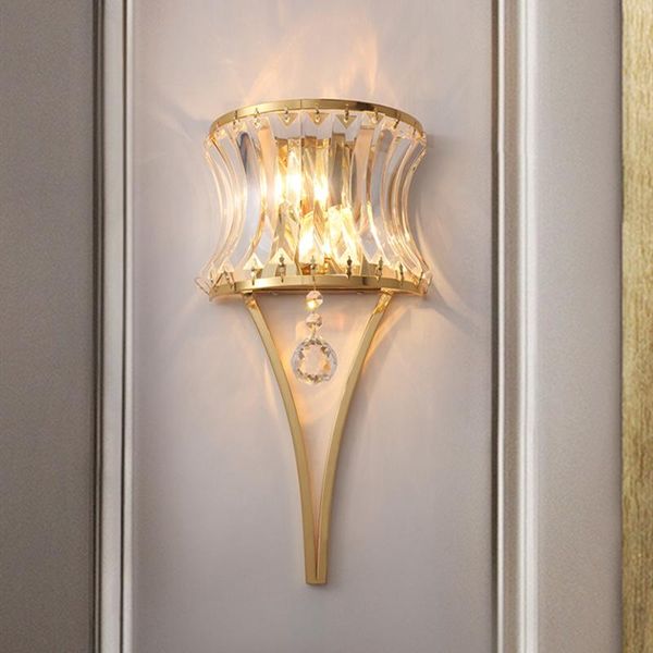 

wall lamp american luxurious lamps for living room bedroom loft decor home bedside light fixtures clocks