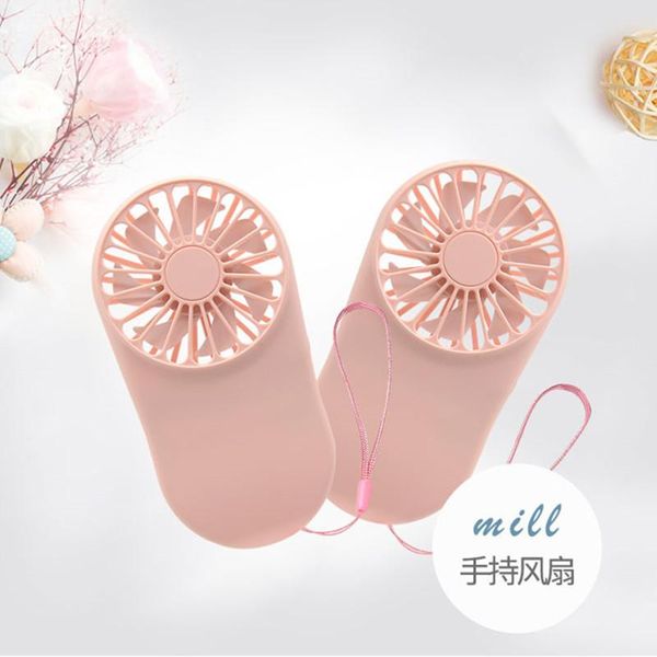 

electric fans handheld mini mute fan usb deskportable gift logo customization