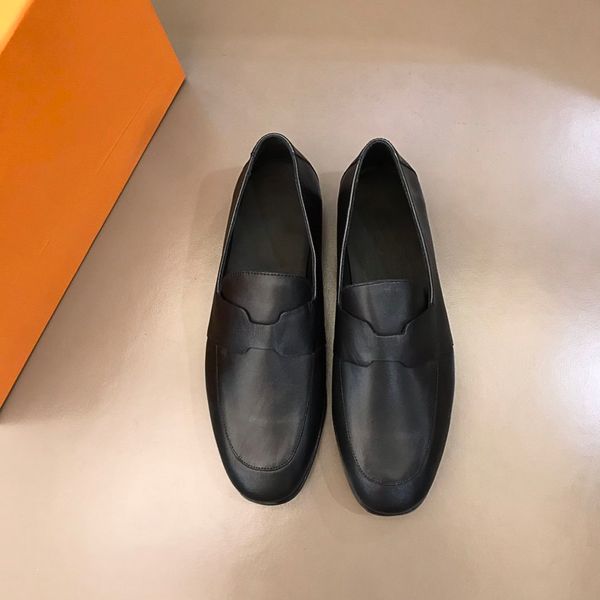 

platform trainers suede calfskin shoes mens genuine leather fashion popular designers black color business dress chain with box