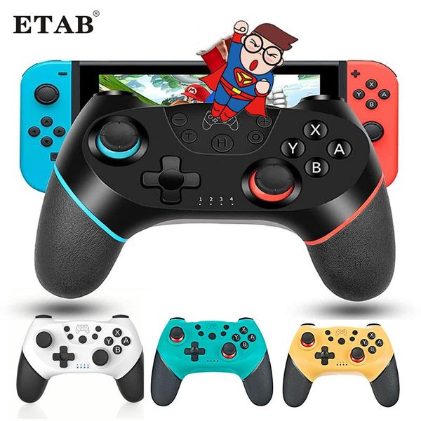 

game controllers & joysticks wireless dual vibration gamepad for nintedo switch console 6axis joystick pro controller games accessories pc a
