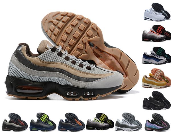

95 running shoes triple black white laser fuchsia red orbit bred aqua neon 95s men and women trainers sports sneakers eur 36-45