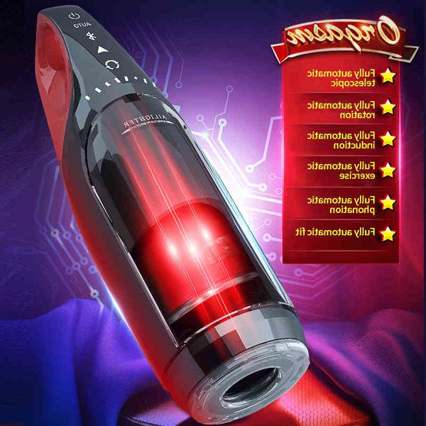 

male intelligent toy automatic sucking heating and telescopic rotating aircraft cup electric masturbator cup toys for men