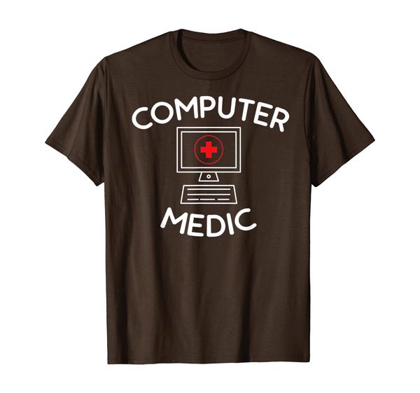 

computer medic funny help desk repair IT support T-Shirt, Mainly pictures