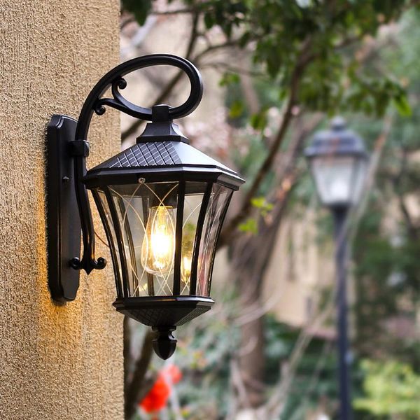 

outdoor wall lamp simple waterproof and moisture-proof aluminum courtyard mall gate balcony aisle engineering lamps