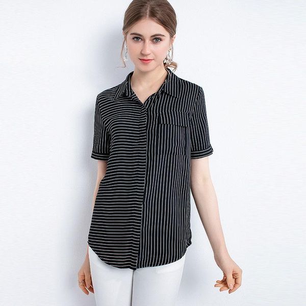 

women's blouses & shirts european and american dresses insabel large size summer dress chiffon shirt women fashion clothes clothing, White