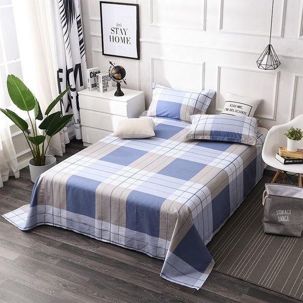 

sheets & sets 100% cotton bed sheet printed fitted linen mattress cover 1pcs