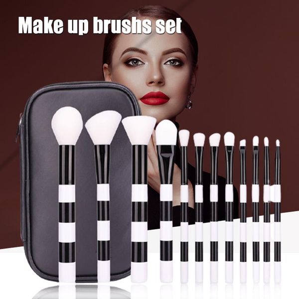 

makeup brushes 12 piece brush set for foundation powder mineral eye shadow face make up ma
