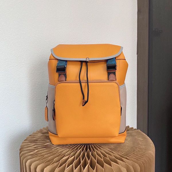 

2022 sports men league backpack vintage leather school bag male outdoor bag large capacity student lapbags travel backpacks