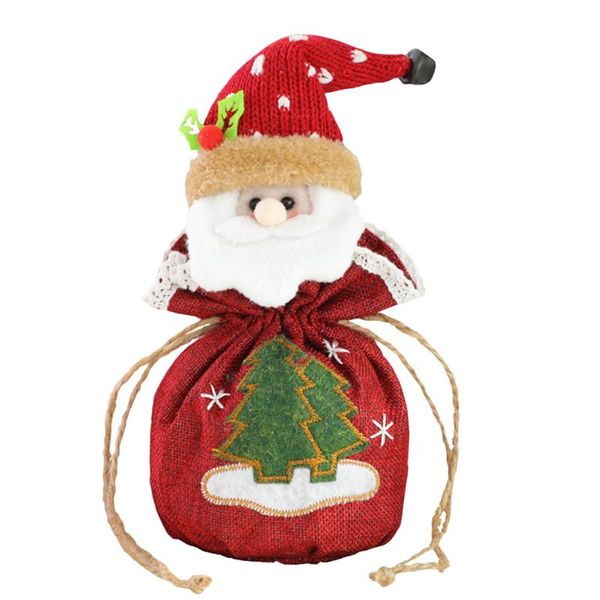 

gift wrap 1pc christmas theme candy storage bags cartoon packing drawstring