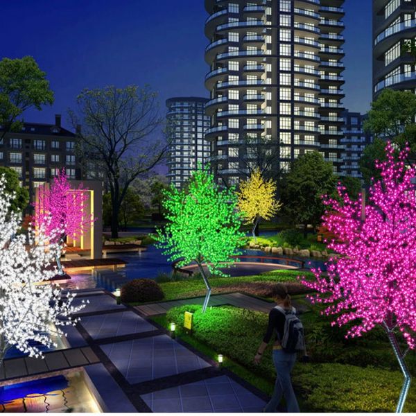 

new1.5m1.8m 2.0m 2.5m 3.0m height white led cherry tree light outdoor indoor wedding/garden/resort light decorati
